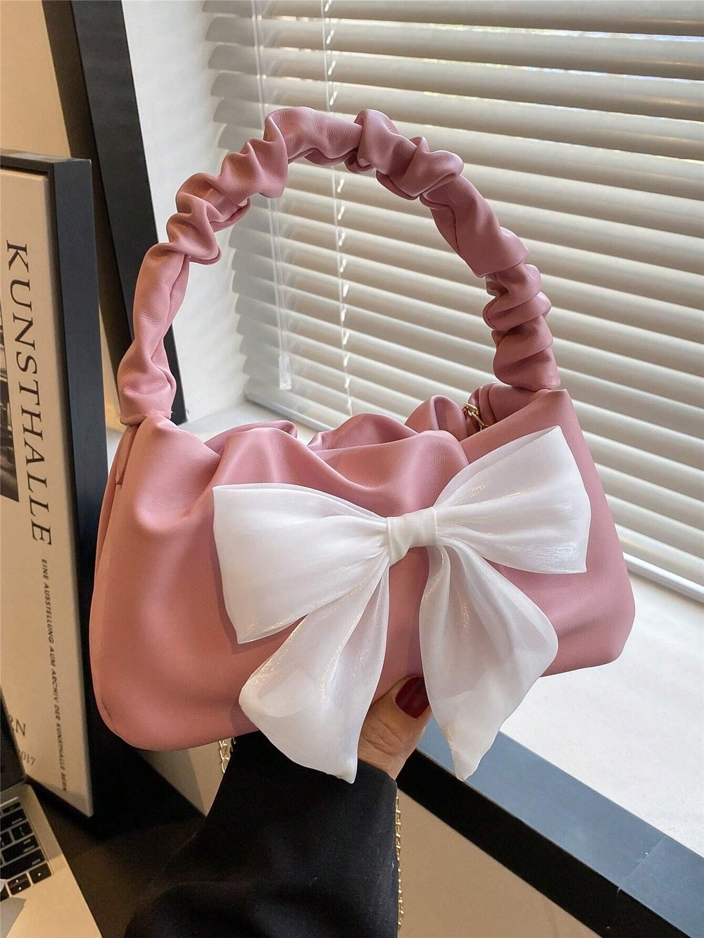 OtterBox Pink Shoulder Bag with White Bow